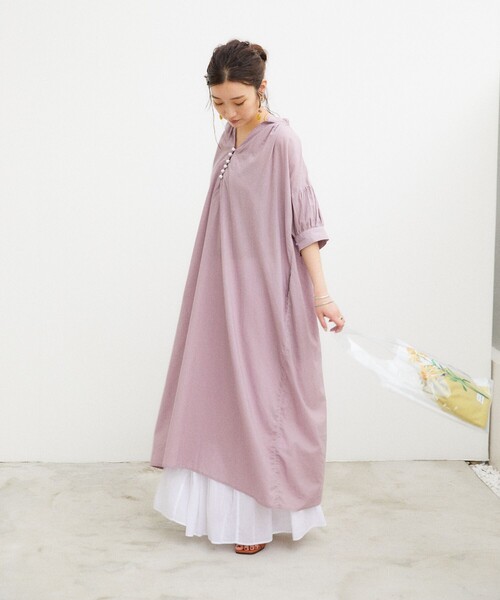 FREAK'S STORE(フリークスストア)の「▽【WEB限定】インド組紐スキッパーワンピース(ワンピース・レディース・ホワイト/ブラック/レモンイエロー/ブルーグリーン/ラベンダー・フリ-)」の14枚目の写真