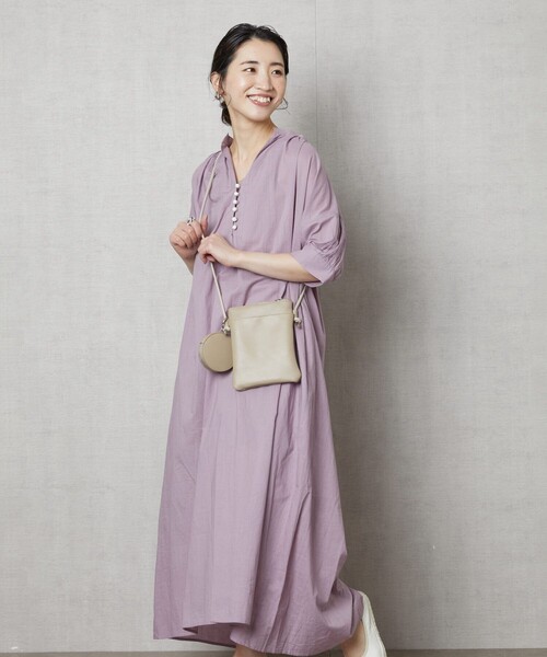 FREAK'S STORE(フリークスストア)の「▽【WEB限定】インド組紐スキッパーワンピース(ワンピース・レディース・ホワイト/ブラック/レモンイエロー/ブルーグリーン/ラベンダー・フリ-)」の15枚目の写真