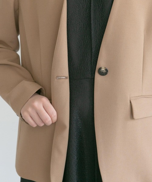 URBAN RESEARCH ROSSO(アーバンリサーチロッソ)の「ノーカラージャケット(ノーカラージャケット・レディース・ネイビー/ベージュ・FREE)」の19枚目の写真