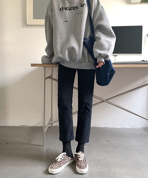 me+em select（ミームセレクト）の「【４サイズ展開 】ハイウエストストレッチ着痩せデニムパンツ（デニムパンツ・レディース・ブラック/ブラウン/ブルー/ホワイト・SMALL/MEDIUM/LARGE/X-LARGE）」の18枚目の写真