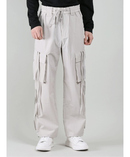 semantic design（セマンティックデザイン）の「セマンティックデザイン イージールーズ カーゴパンツ（カーゴパンツ・メンズ・グリーン系その他/ライトグレー/ターコイズブルー/ブラック・LARGE/MEDIUM）」の8枚目の写真