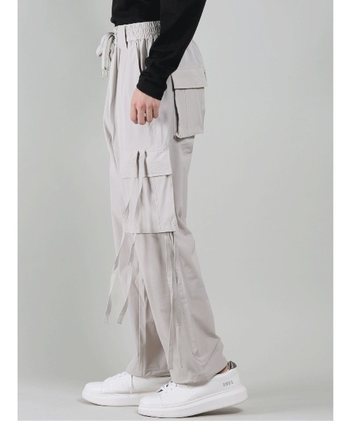 semantic design（セマンティックデザイン）の「セマンティックデザイン イージールーズ カーゴパンツ（カーゴパンツ・メンズ・グリーン系その他/ライトグレー/ターコイズブルー/ブラック・LARGE/MEDIUM）」の9枚目の写真