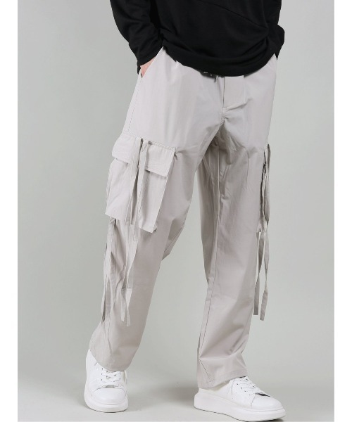 semantic design（セマンティックデザイン）の「セマンティックデザイン イージールーズ カーゴパンツ（カーゴパンツ・メンズ・グリーン系その他/ライトグレー/ターコイズブルー/ブラック・LARGE/MEDIUM）」の10枚目の写真