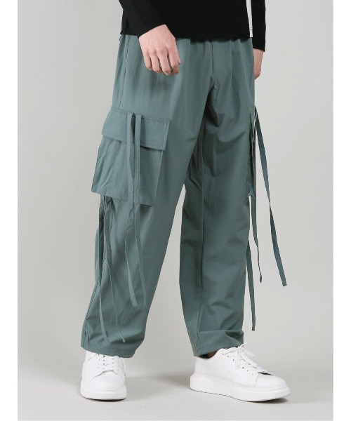 semantic design（セマンティックデザイン）の「セマンティックデザイン イージールーズ カーゴパンツ（カーゴパンツ・メンズ・グリーン系その他/ライトグレー/ターコイズブルー/ブラック・LARGE/MEDIUM）」の21枚目の写真