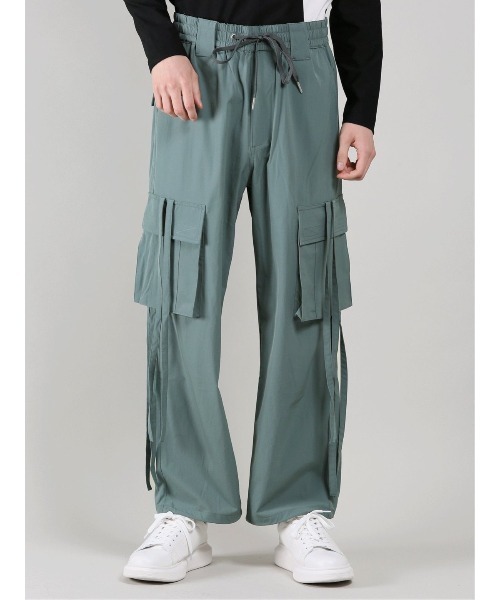 semantic design（セマンティックデザイン）の「セマンティックデザイン イージールーズ カーゴパンツ（カーゴパンツ・メンズ・グリーン系その他/ライトグレー/ターコイズブルー/ブラック・LARGE/MEDIUM）」の22枚目の写真