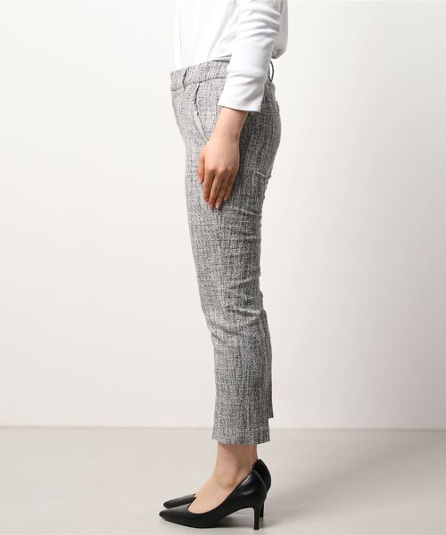 Te chichi(テチチ)の「杢ツイードテーパードパンツ(その他パンツ・レディース・ブラック/ネイビー・MEDIUM/SMALL)」の3枚目の写真