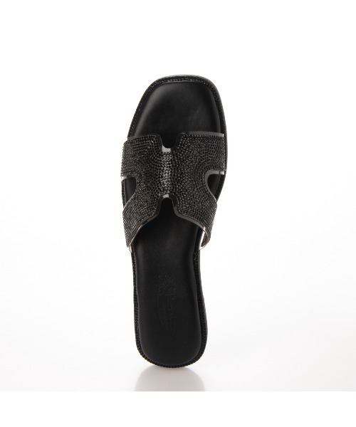 Realta（レアルタ）の「Realta(レアルタ)Hカットラインストーンフラットサンダル（サンダル・レディース・ピンク/ブラック/シルバー・LL/S/M/L）」の19枚目の写真