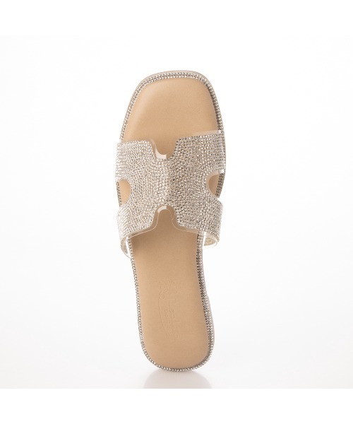 Realta（レアルタ）の「Realta(レアルタ)Hカットラインストーンフラットサンダル（サンダル・レディース・ピンク/ブラック/シルバー・LL/S/M/L）」の20枚目の写真