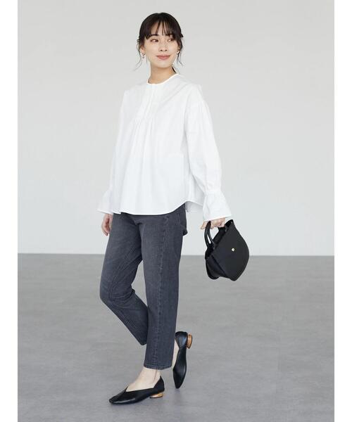 Una gardenia(ウナガルデニア)の「・Una gardenia ウッドヒールパンプス(パンプス・レディース・ブラック/イエロー/アイボリー・LL/S/M/L)」の10枚目の写真