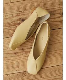 Una gardenia | ・Una gardenia ウッドヒールパンプス(パンプス)