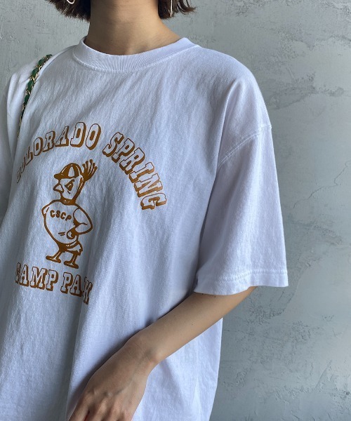 FUNG（ファング）の「[FUNG/ファング] COLORADO カットオフ ロゴプリントTシャツ（Tシャツ/カットソー・レディース・ホワイト・L）」の10枚目の写真