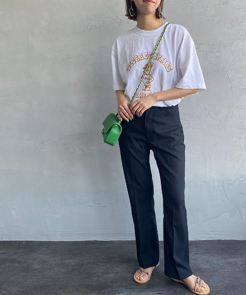 FUNG（ファング）の「[FUNG/ファング] COLORADO カットオフ ロゴプリントTシャツ（Tシャツ/カットソー・レディース・ホワイト・L）」の5枚目の写真