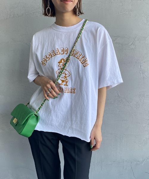FUNG（ファング）の「[FUNG/ファング] COLORADO カットオフ ロゴプリントTシャツ（Tシャツ/カットソー・レディース・ホワイト・L）」の13枚目の写真