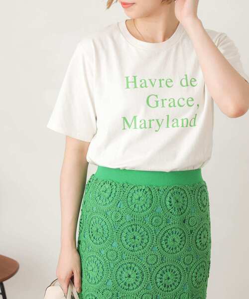 SENSE OF PLACE by URBAN RESEARCH（センスオブプレイスバイアーバンリサーチ）の「グラフィックTシャツ(半袖)（Tシャツ/カットソー・レディース・その他1/その他2/その他3/その他4・ONE）」の4枚目の写真