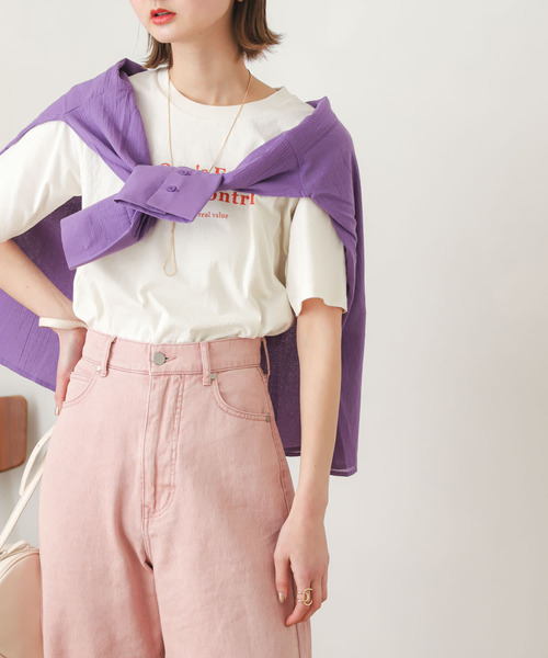 SENSE OF PLACE by URBAN RESEARCH（センスオブプレイスバイアーバンリサーチ）の「グラフィックTシャツ(半袖)（Tシャツ/カットソー・レディース・その他1/その他2/その他3/その他4・ONE）」の21枚目の写真