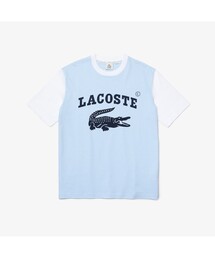 LACOSTE L!VE | ラコステライブ スリーブ切り替えボーダーTシャツ(Tシャツ/カットソー)