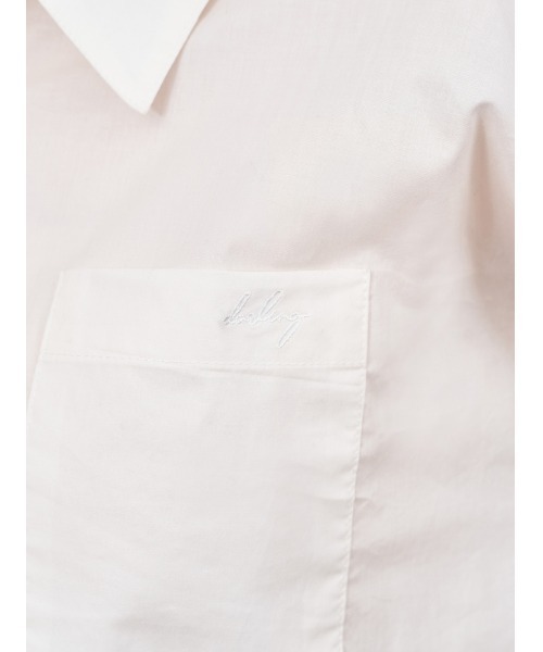Darich ダーリッチ メッセージルーズシャツ ルーズショートシャツ（シャツ/ブラウス）｜Darich（ダーリッチ）の