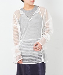 CITYSHOP | MESH MIX PULLOVER(シャツ/ブラウス)