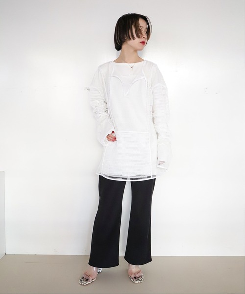 CITYSHOP（シティーショップ）の「MESH MIX PULLOVER：シャツ