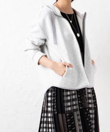 ダンボールニット フーディブルゾン | パーカー ジップアップ