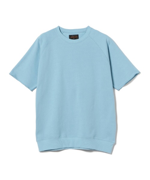 BEAMS PLUS（ビームスプラス）の「BEAMS PLUS / カットオフ ショートスリーブ スウェットシャツ（スウェット・メンズ・ブラック/オフホワイト/ヘザーグレー/アッシュグレー/ネイビー/カーキ/サックスブルー/オレンジ/ダークグリーン/ブラウン・L/XL/M/S）」の9枚目の写真