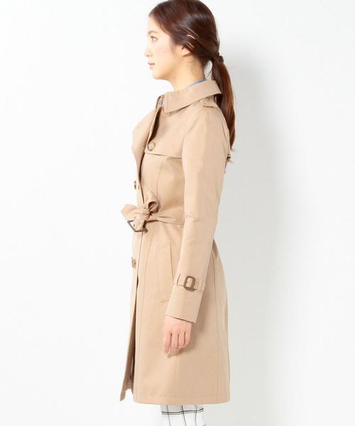 UNITED ARROWS（ユナイテッドアローズ）の「○UAB C ギャバ トレンチコート※￠◆（トレンチコート・レディース・ネイビー/ベージュ/オリーブ・36/38/34/40）」の16枚目の写真