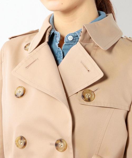 UNITED ARROWS（ユナイテッドアローズ）の「○UAB C ギャバ トレンチコート※￠◆（トレンチコート・レディース・ネイビー/ベージュ/オリーブ・36/38/34/40）」の9枚目の写真