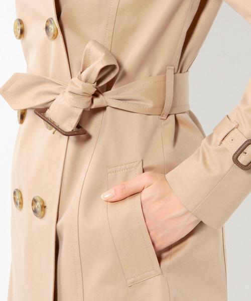 UNITED ARROWS（ユナイテッドアローズ）の「○UAB C ギャバ トレンチコート※￠◆（トレンチコート・レディース・ネイビー/ベージュ/オリーブ・36/38/34/40）」の10枚目の写真