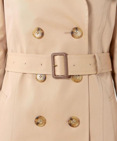 UNITED ARROWS（ユナイテッドアローズ）の「○UAB C ギャバ トレンチコート※￠◆（トレンチコート・レディース・ネイビー/ベージュ/オリーブ・36/38/34/40）」の4枚目の写真