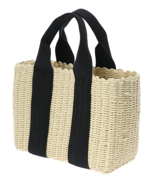 Green Parks(グリーンパークス)の「・ワイドテープかごバッグ(ハンドバッグ・レディース・ブラック/レッド/ライトブラウン/グリーン系その他3・FREE)」の6枚目の写真