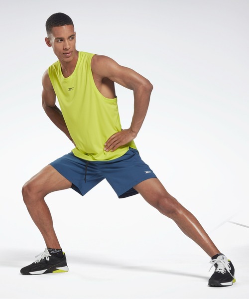 Reebok(リーボック)の「ユナイテッド バイ フィットネス スピード タンク トップ / United By Fitness Speed Tank Top /(タンクトップ・メンズ・レモンイエロー・SMALL/LARGE/X-LARGE/XXX-LARGE/X-SMALL/MEDIUM/XX-LARGE)」の5枚目の写真