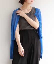 notch. | シアーカラー２WAYショートカーデ(カーディガン/ボレロ)
