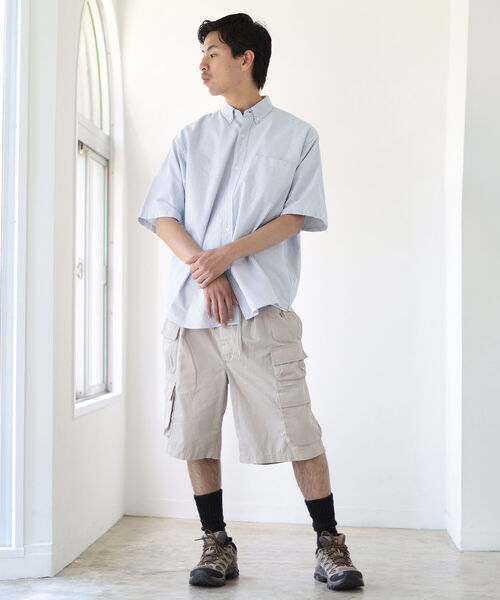 BEAMS（ビームス）の「BEAMS / 3段ポケット 2タック ショーツ（その他パンツ・メンズ・ベージュ/オリーブ・SMALL/MEDIUM/LARGE/X-LARGE）」の4枚目の写真