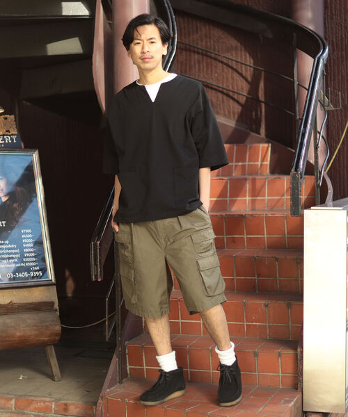 BEAMS（ビームス）の「BEAMS / 3段ポケット 2タック ショーツ（その他パンツ・メンズ・ベージュ/オリーブ・SMALL/MEDIUM/LARGE/X-LARGE）」の5枚目の写真