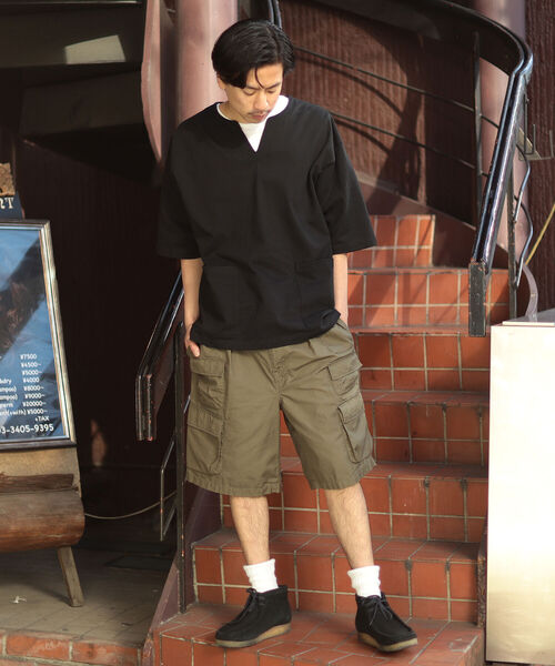 BEAMS（ビームス）の「BEAMS / 3段ポケット 2タック ショーツ（その他パンツ・メンズ・ベージュ/オリーブ・SMALL/MEDIUM/LARGE/X-LARGE）」の6枚目の写真