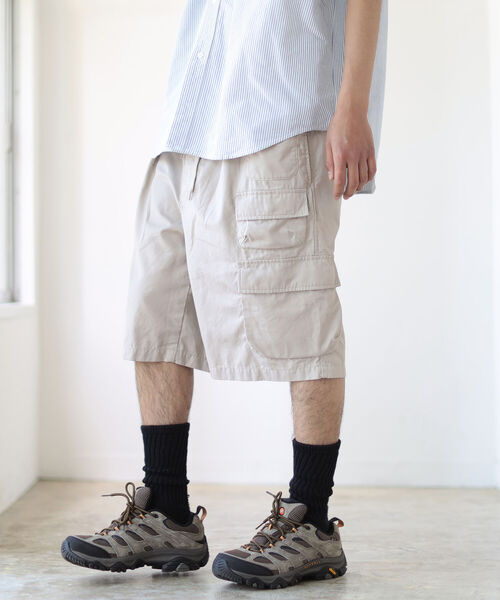 BEAMS（ビームス）の「BEAMS / 3段ポケット 2タック ショーツ（その他パンツ・メンズ・ベージュ/オリーブ・SMALL/MEDIUM/LARGE/X-LARGE）」の7枚目の写真