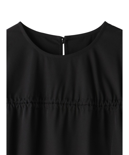 MECRE（メクル）の「ドロストギャザーバルーンワンピース（ワンピース・レディース・ブラック/グレー・S/M）」の13枚目の写真