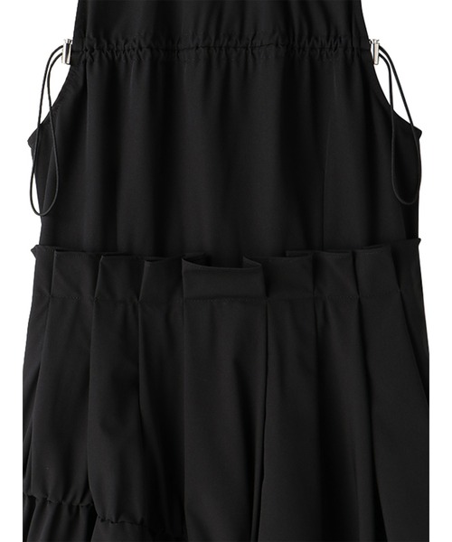 MECRE（メクル）の「ドロストギャザーバルーンワンピース（ワンピース・レディース・ブラック/グレー・S/M）」の16枚目の写真