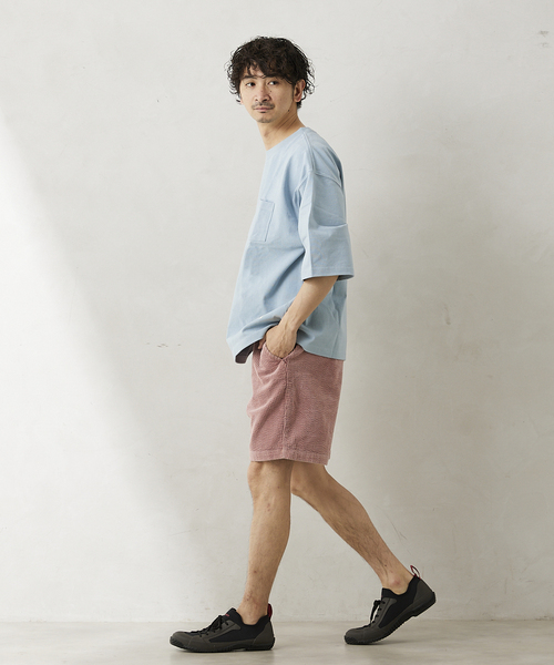JOURNAL STANDARD relume(ジャーナルスタンダード レリューム)の「USA オーバーサイズ ヘビーオンス Tシャツ(Tシャツ/カットソー・メンズ・ホワイト/ブラック/サックスブルー/イエロー/グリーン/ライトホワイト・MEDIUM/LARGE)」の12枚目の写真