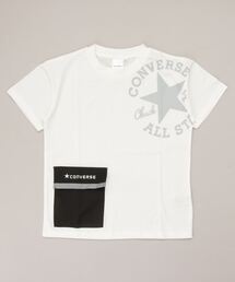 CONVERSE（コンバース）の「【CONVERSE/コンバース】ビッグシルエット ビッグロゴ＆刺繍ポケット付き キッズ半袖Tシャツ/【140ｃｍ-160ｃｍ】（Tシャツ/カットソー・キッズ）」