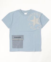 CONVERSE（コンバース）の「【CONVERSE/コンバース】ビッグシルエット ビッグロゴ＆刺繍ポケット付き キッズ半袖Tシャツ/【140ｃｍ-160ｃｍ】（Tシャツ/カットソー・キッズ）」
