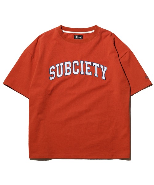 Subciety（サブサエティ）の「COLLEGE TEE（Tシャツ/カットソー・メンズ・グリーン/ホワイト/オレンジ/ブラック/マスタード・X-LARGE/LARGE/XX-LARGE/MEDIUM）」の14枚目の写真