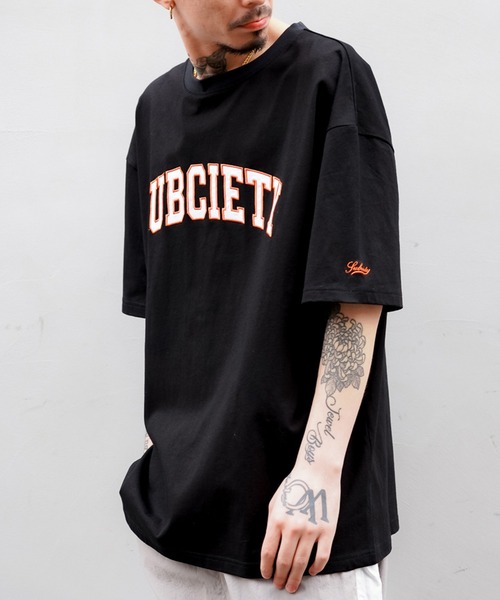 Subciety（サブサエティ）の「COLLEGE TEE（Tシャツ/カットソー・メンズ・グリーン/ホワイト/オレンジ/ブラック/マスタード・X-LARGE/LARGE/XX-LARGE/MEDIUM）」の18枚目の写真