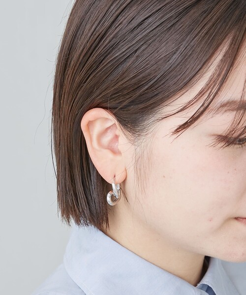 Firsthand（ファーストハンド）の「Firsthand/ファーストハンド HEART ROUND PIERCE / ハートラウンドピアス/HEART ROUND PIERCE / ハートラウンドピアス（ピアス（両耳用）・レディース・ゴールド/シルバー・ONE SIZE）」の5枚目の写真