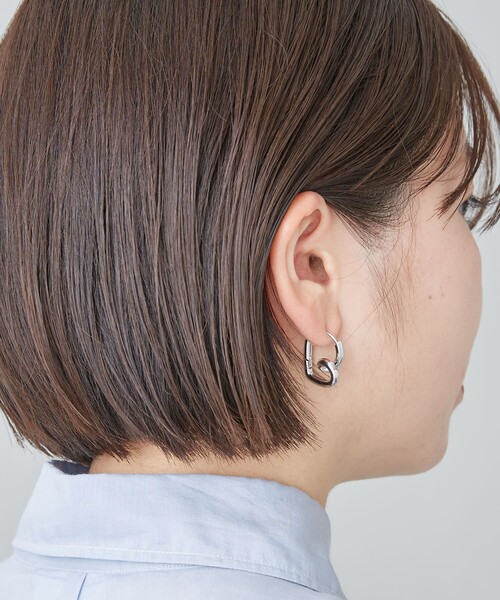 Firsthand（ファーストハンド）の「Firsthand/ファーストハンド HEART ROUND PIERCE / ハートラウンドピアス/HEART ROUND PIERCE / ハートラウンドピアス（ピアス（両耳用）・レディース・ゴールド/シルバー・ONE SIZE）」の6枚目の写真