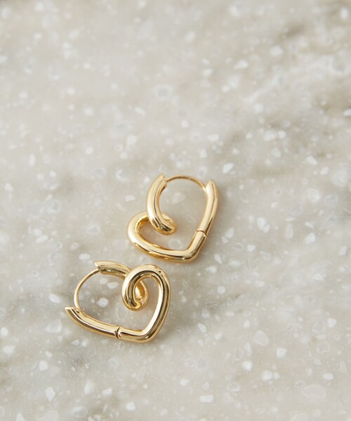 Firsthand（ファーストハンド）の「Firsthand/ファーストハンド HEART ROUND PIERCE / ハートラウンドピアス/HEART ROUND PIERCE / ハートラウンドピアス（ピアス（両耳用）・レディース・ゴールド/シルバー・ONE SIZE）」の10枚目の写真