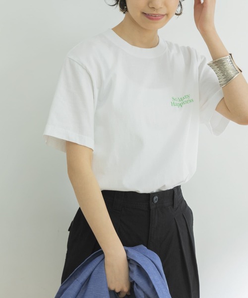 URBAN RESEARCH（アーバンリサーチ）の「SPORTY LOGO T-SHIRTS（Tシャツ/カットソー・レディース・ピンク/ホワイト・FREE）」の9枚目の写真