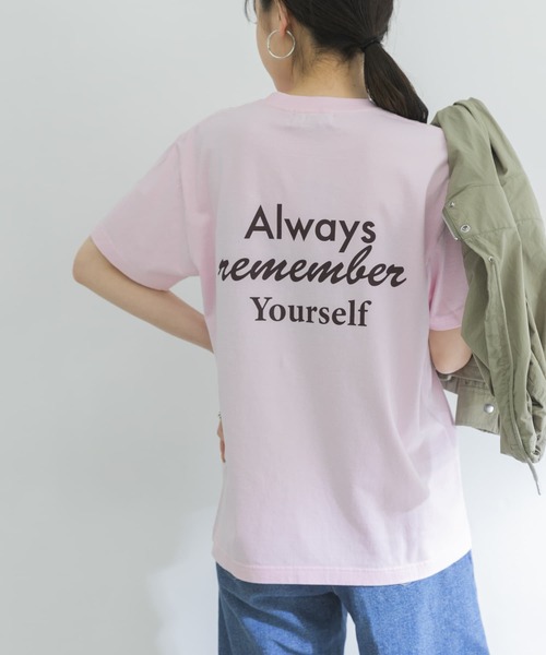 URBAN RESEARCH（アーバンリサーチ）の「SPORTY LOGO T-SHIRTS（Tシャツ/カットソー・レディース・ピンク/ホワイト・FREE）」の14枚目の写真