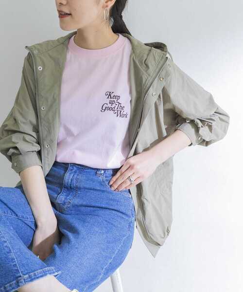 URBAN RESEARCH（アーバンリサーチ）の「SPORTY LOGO T-SHIRTS（Tシャツ/カットソー・レディース・ピンク/ホワイト・FREE）」の6枚目の写真