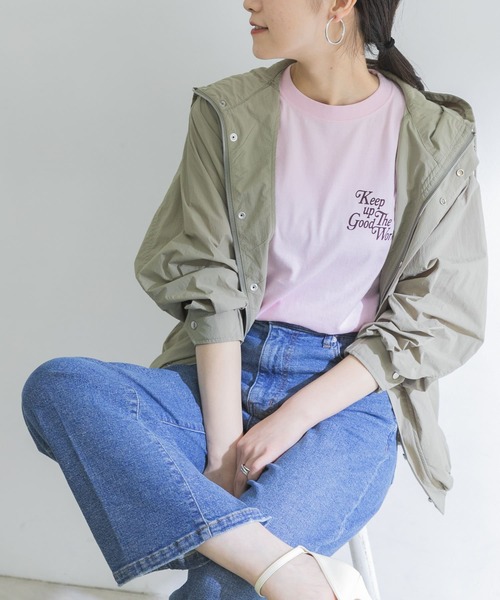 URBAN RESEARCH（アーバンリサーチ）の「SPORTY LOGO T-SHIRTS（Tシャツ/カットソー・レディース・ピンク/ホワイト・FREE）」の10枚目の写真